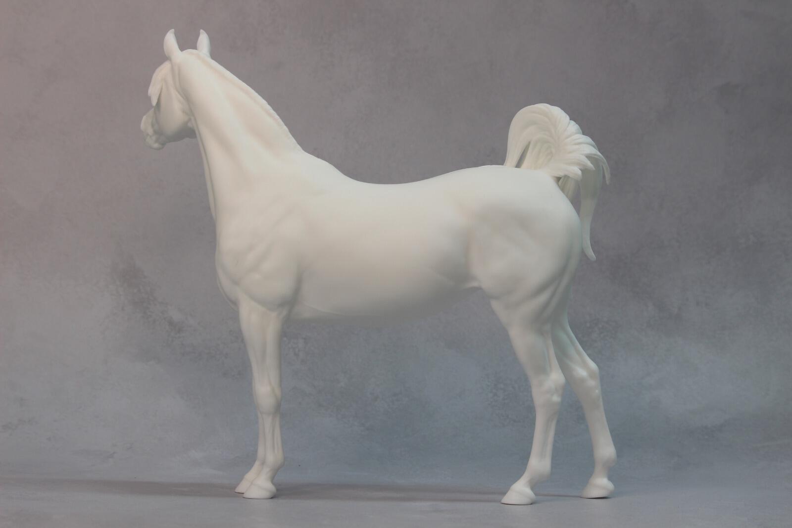 White resin cast model - as supplied