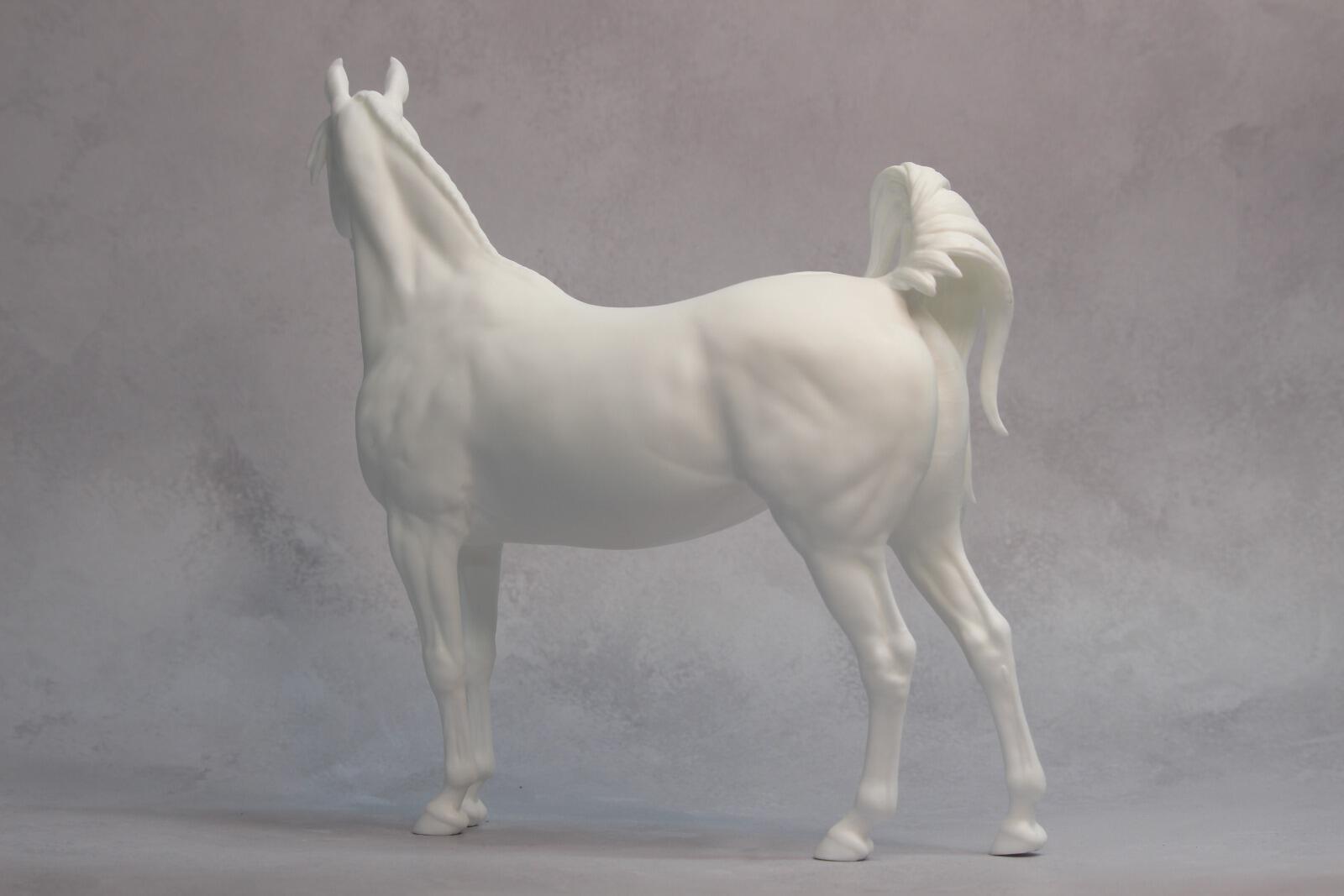 White resin cast model - as supplied