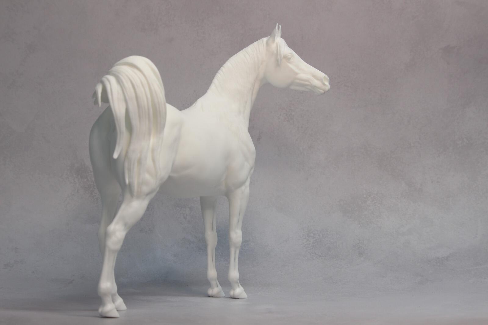 White resin cast model - as supplied