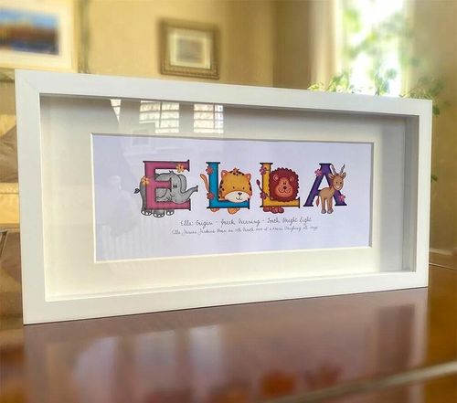 animal adventures deluxe name frame