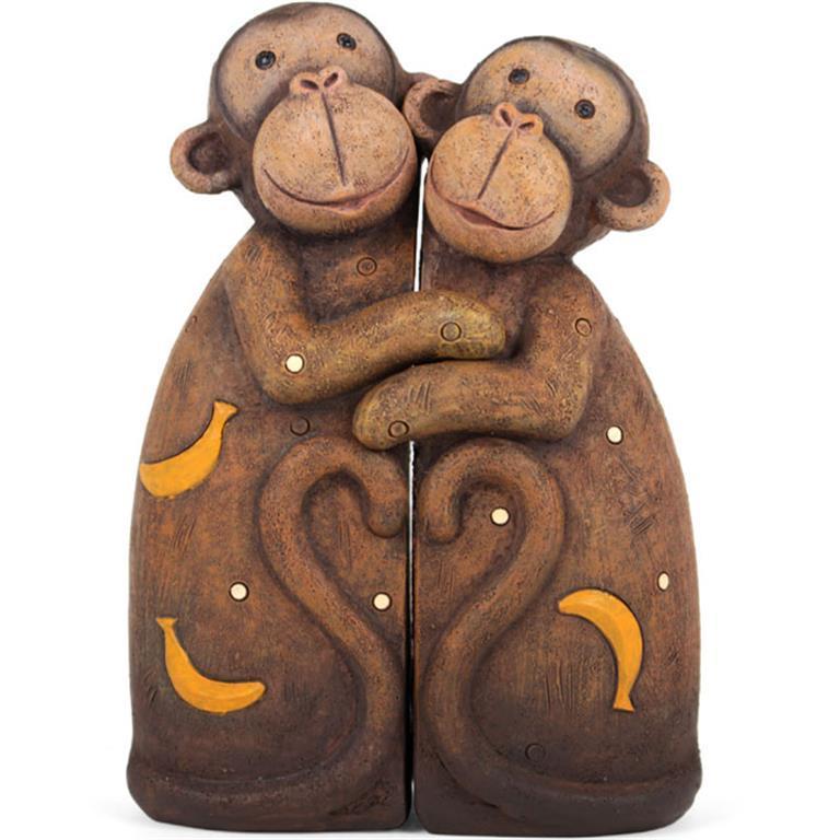Cute Monkey Family Resin Figures. Lovely Addition To Any Home & Fab Couple  Gift!