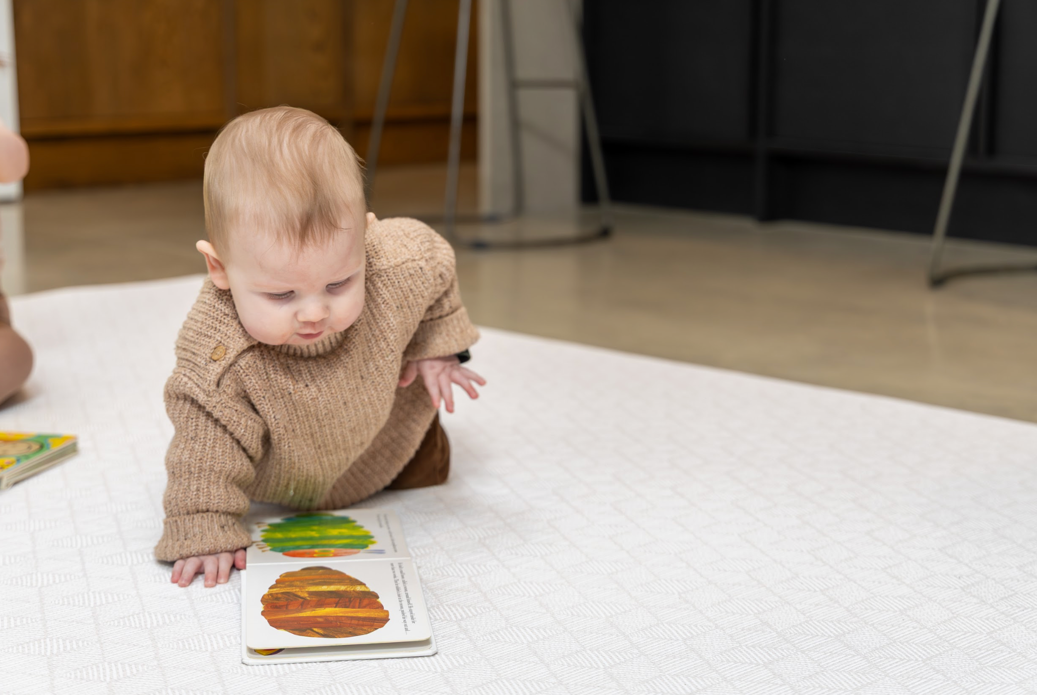 Baby Plying on the Fjord Playmat