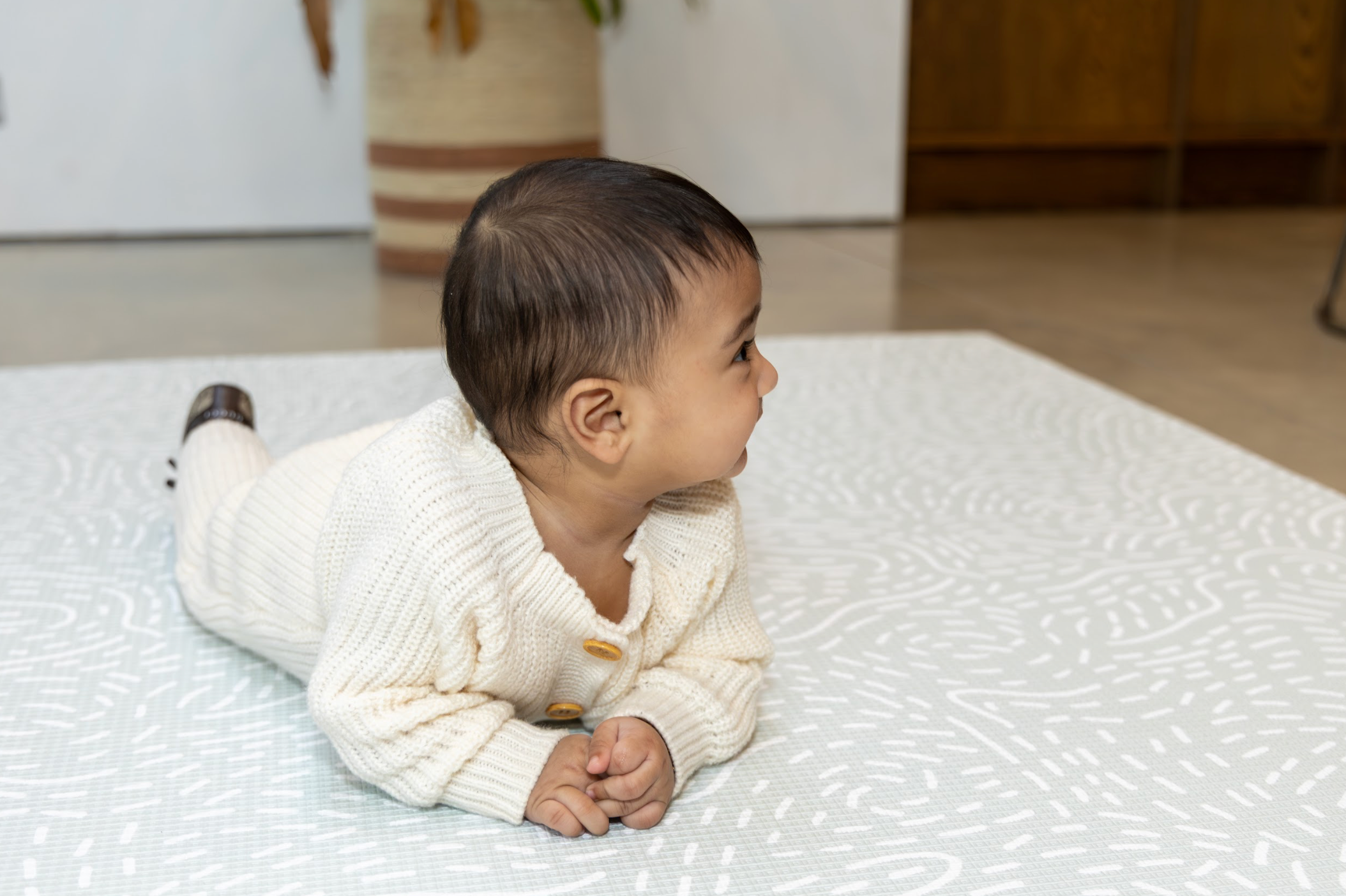 Adventurer Playmat in Soft Sage Tummy Time