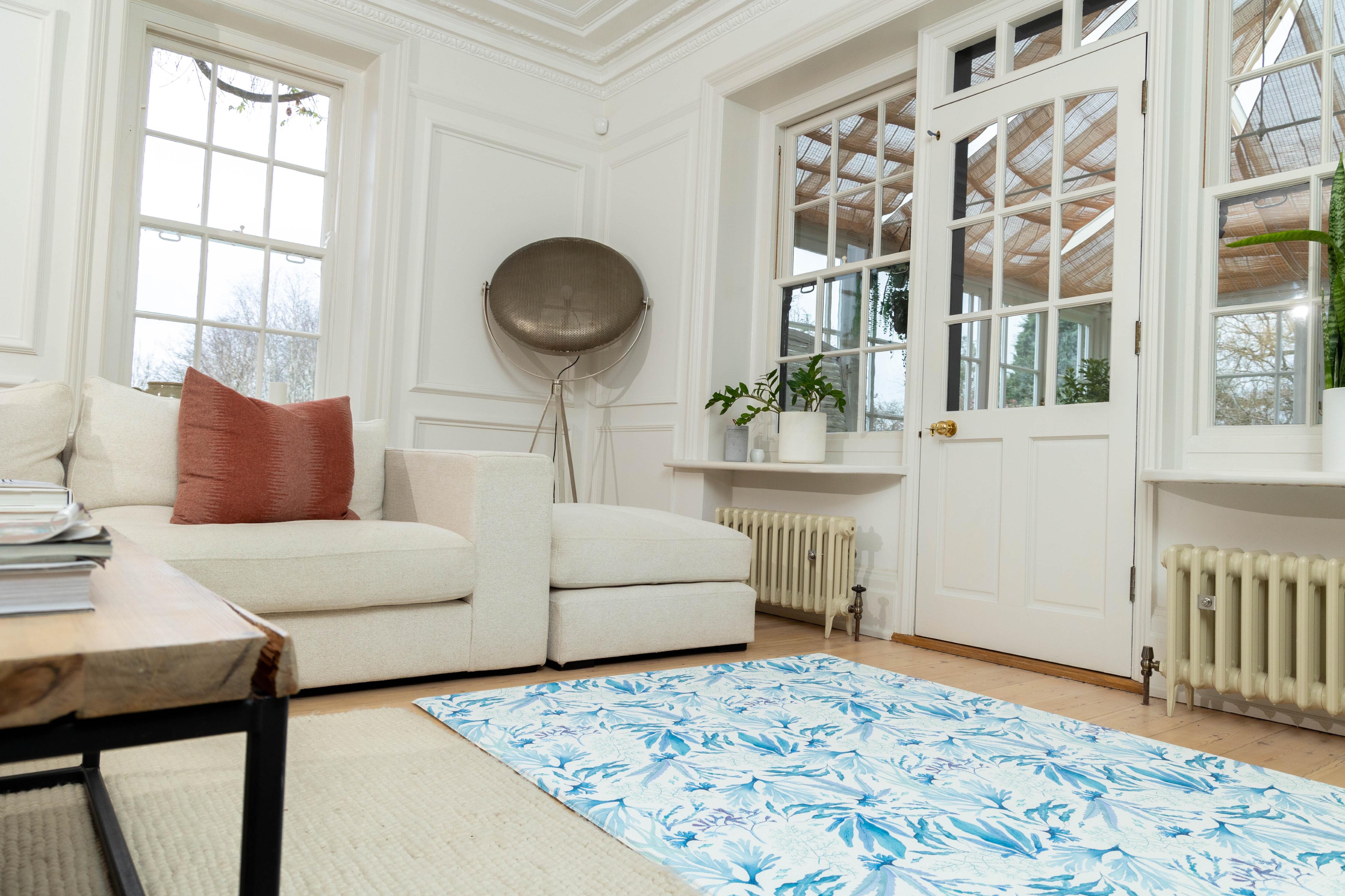 Large Blue Kelp Forest Playmat β luxury foam playmat combining comfort, style, and safety for everyday play.