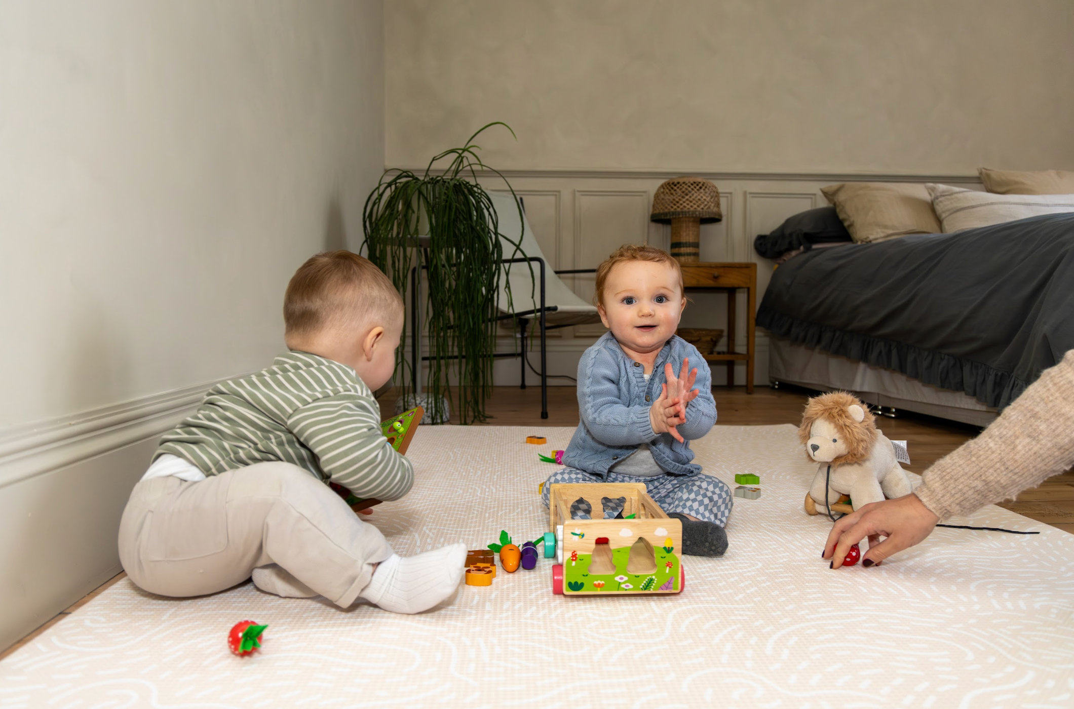 The Adventurer Playmat in Apricot Blush