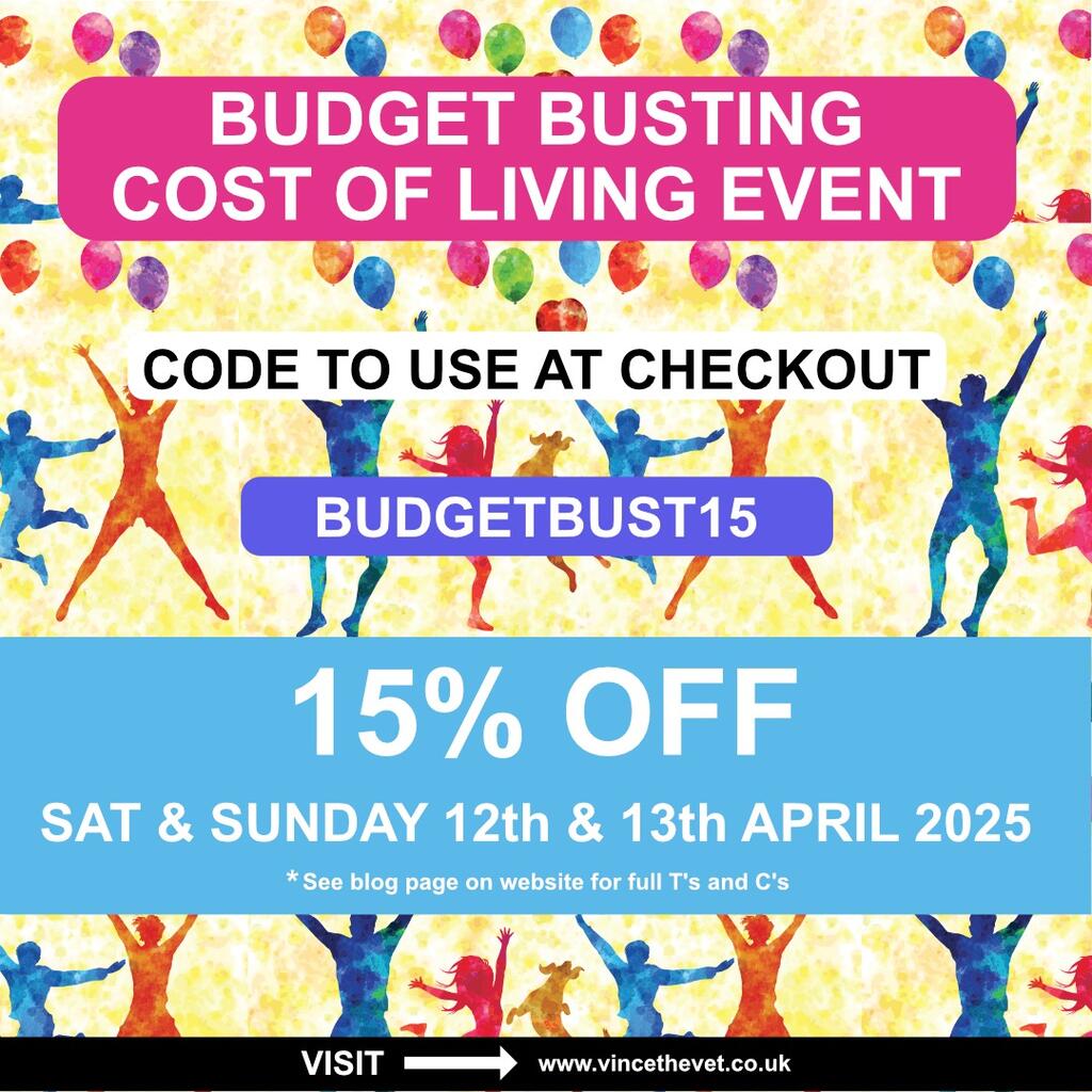15% OFF BUDGET BUSTING COST OF LIVING EVENT