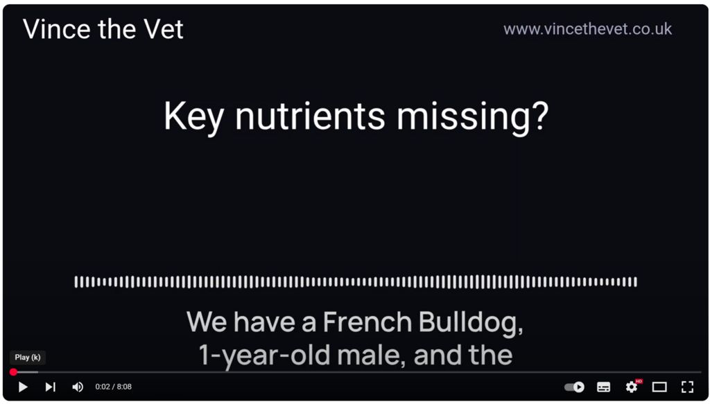 Am I missing any key nutrients in their diet?