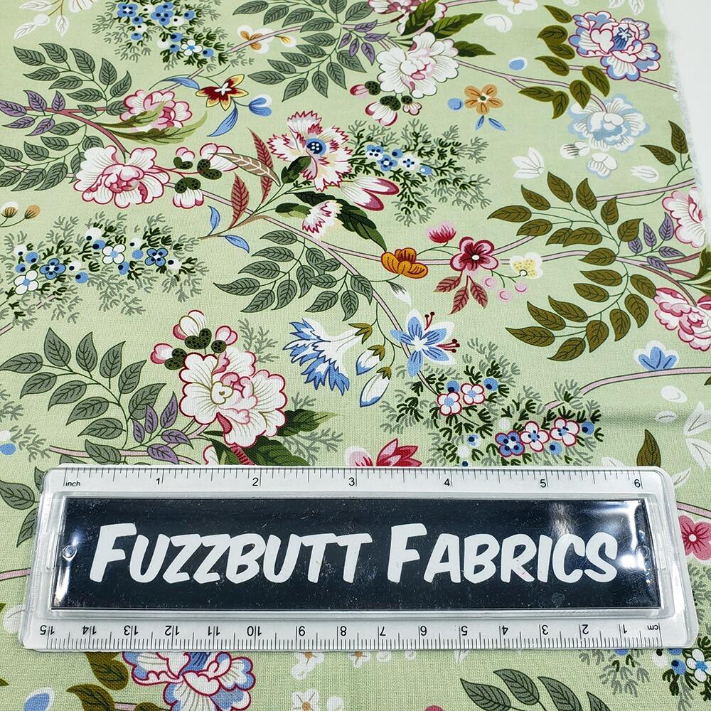 Pressed for time fabric, V&A museum fabric, craft cotton company, V&A fabric fat quarters, vintage floral fabrics