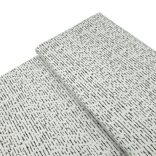handwriting fabric, blank quilting, paradox II, junk journal fabric, slow stitch handwriting fabric