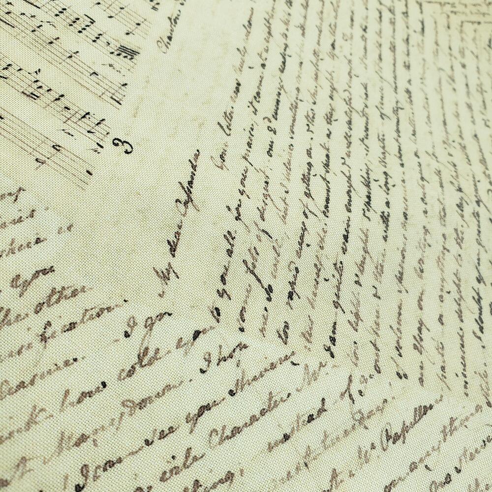 Riley Blake Jane Austen wideback, accomplished, old letters, vintage sheet music,Jane Austen themed quilting cotton,literary fabric collection,classic literature fabric Riley Blake,Regency era fabric designs,quilting fabric for Jane Austen fans, junk journal, slow stitch fabric