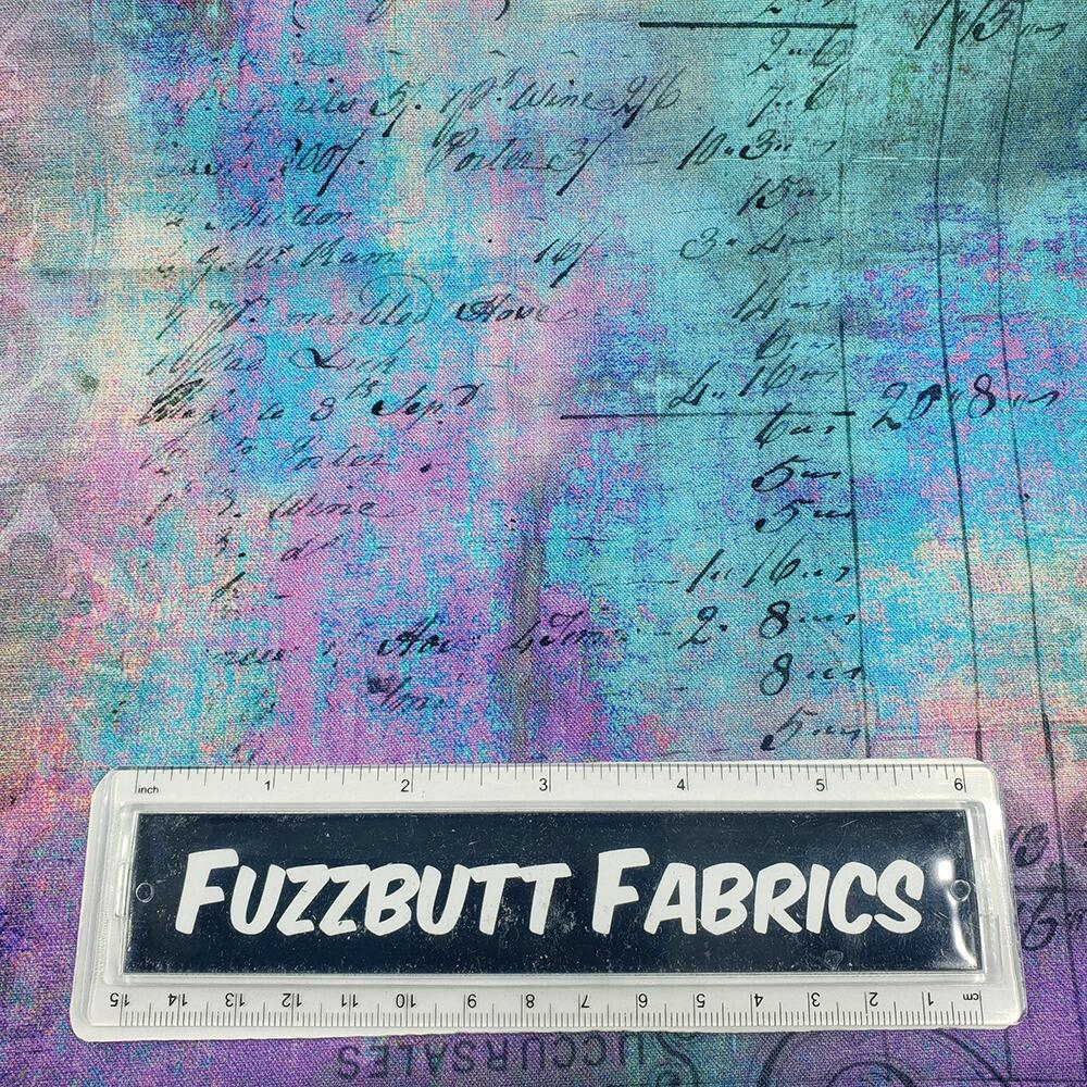 Junk journal & slow stitch fabric - Tim Holtz - Abandoned Rue le Peltier PWTH142
