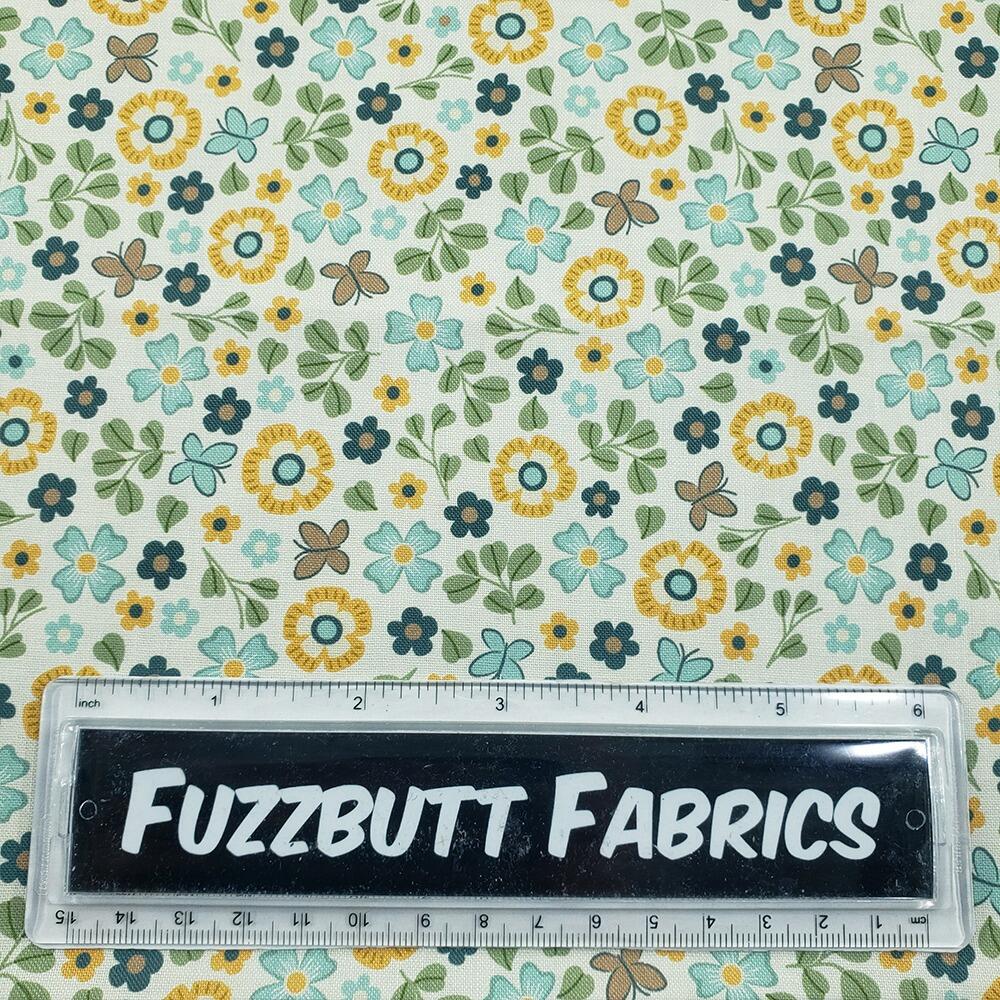 Skyborne Grace fat quarters, Alexander Holt, storks, florals, japanese style fabric