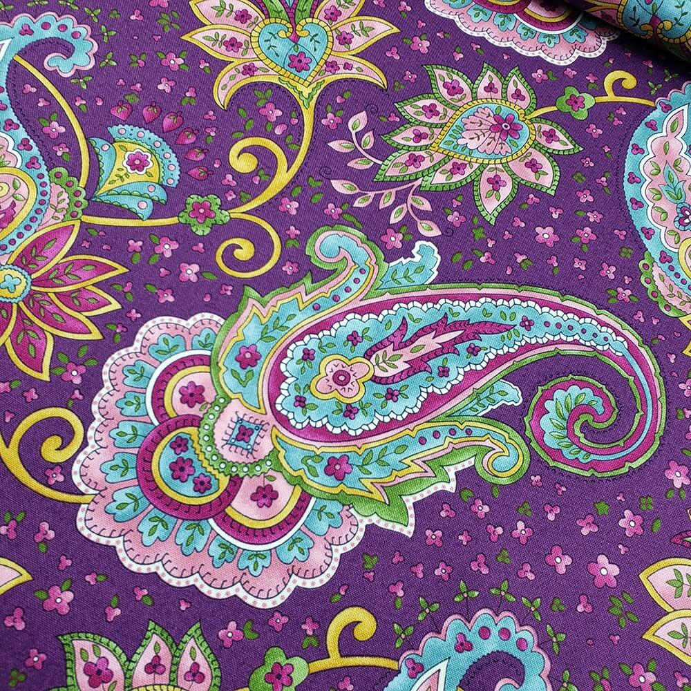 Moda Chelsea Garden, floral fabric, cottagecore, roses, cotton, easy quilting, paisley, vintage florals