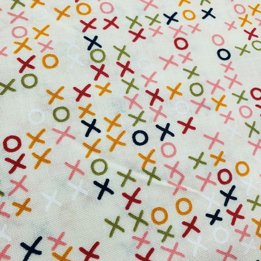 fieldrush, basicgrey, opal, noughts and crosses fabric, moda fieldrush, 100% cotton