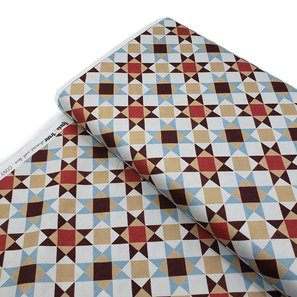 lewis & irene, cottagecore fabric, cosy home, patchwork cheater, whimsy cottage fabric, patchwork panels, easy quilt panel