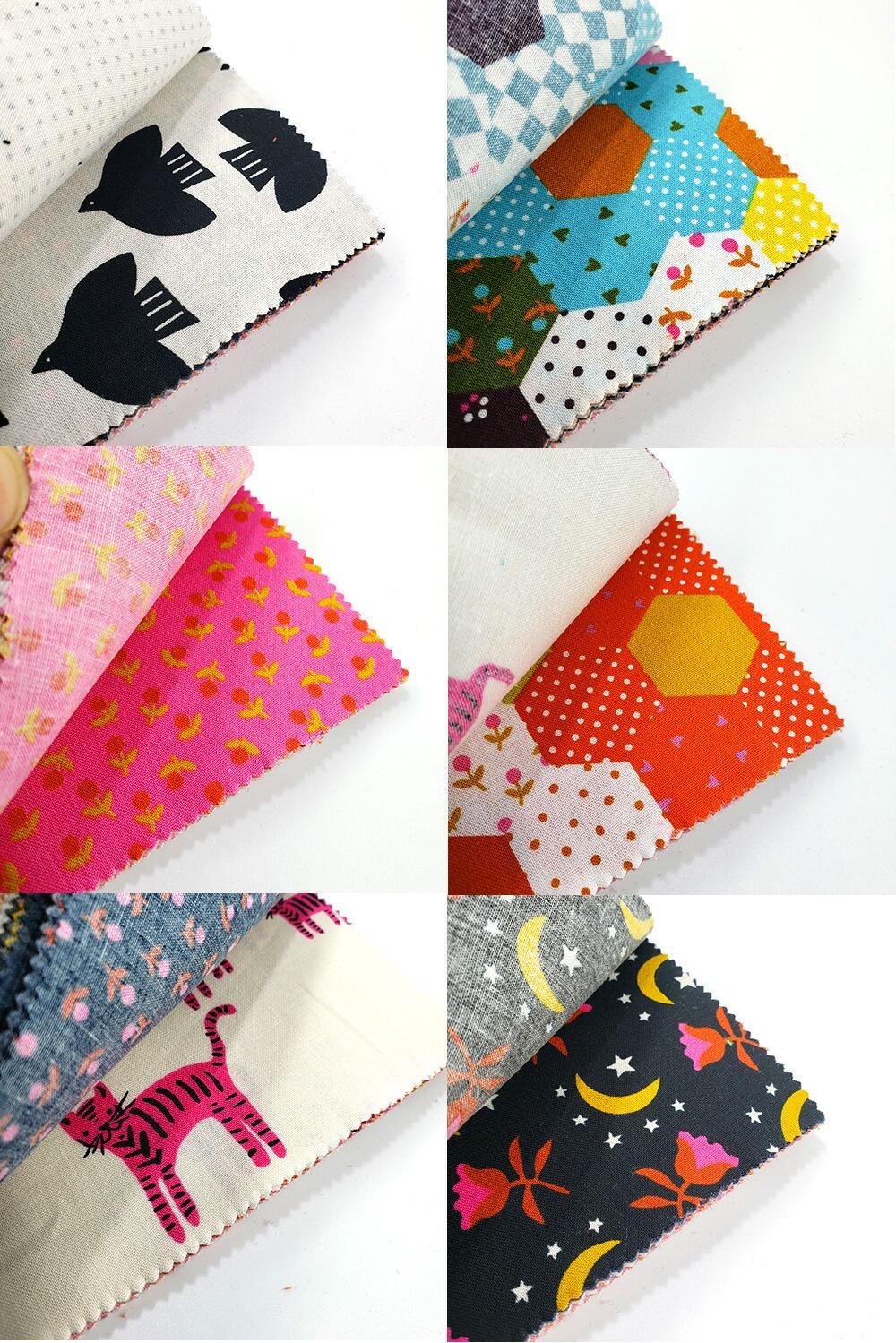 Catnap charm, pack ruby star society, alexia abegg, hexie cheater print, tiger fabric, 5 inch squares, easy patchwork quilt