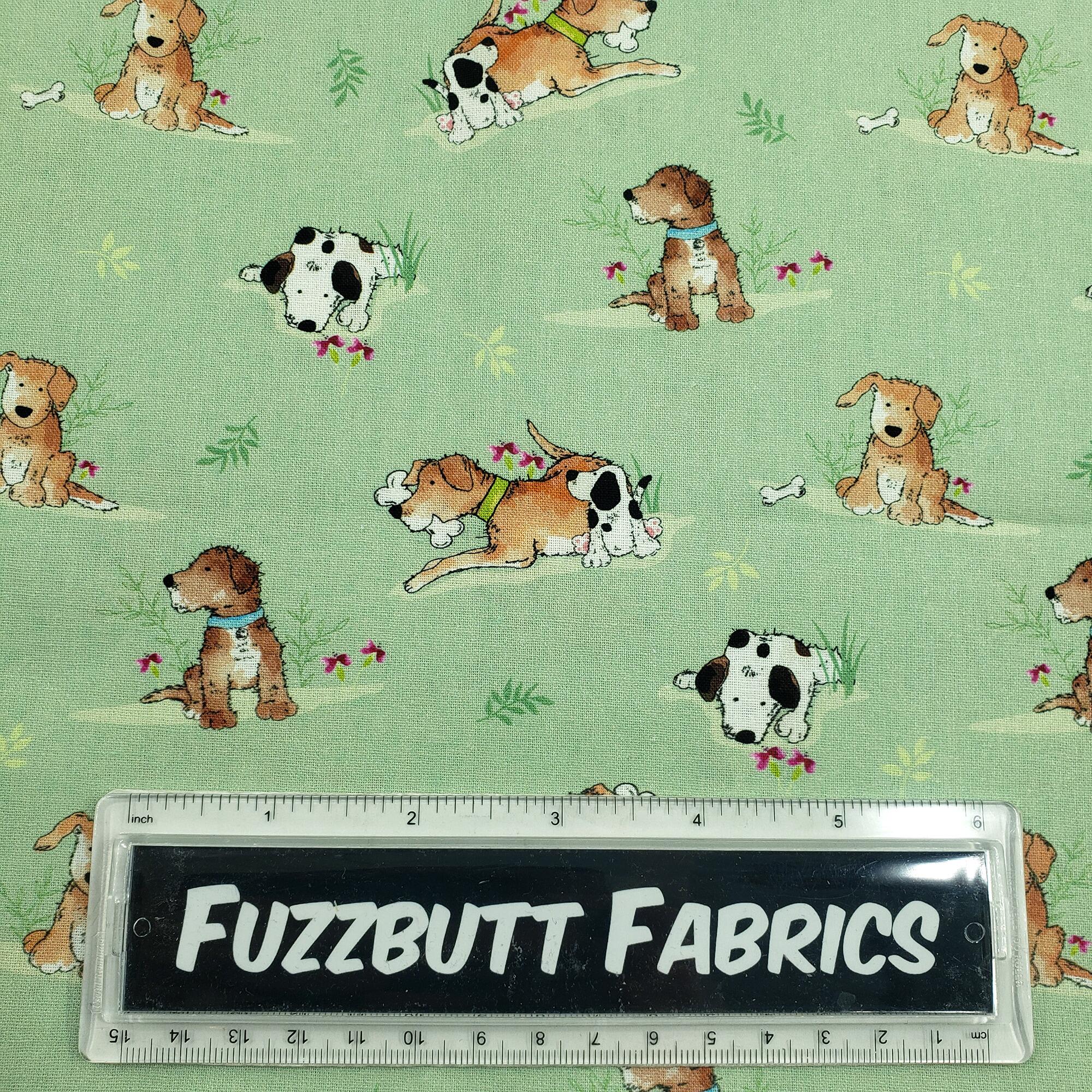 dogs fabric, cotton dog bandana, bones, pets, doggos, dog coat fabric, dog fat quarters