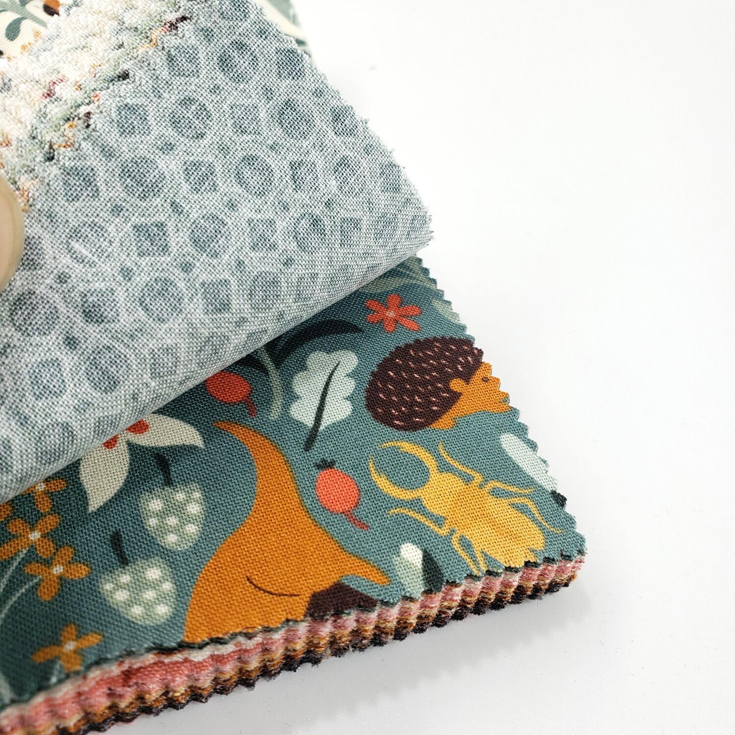 Moda, acorn hollow, basicgrey, autumnal fabric, autumn charm pack, woodland animals, 5 inch squares, patchwork squares