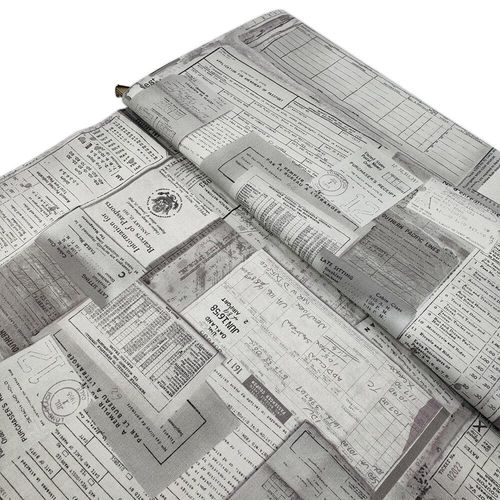 documentation,passports, Tim Holtz fat quarter, palette, junk journal fabric, slow stitch, vintage style, eclectic elements, monochrome, abandoned, PWTH002