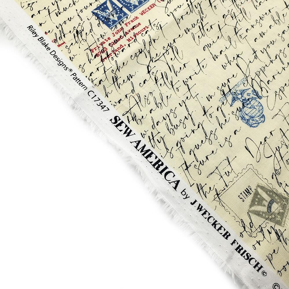 sew america, vintage letters, wartime letters, j wecker frisch,junk journal fabric, slow stitch, vintage style, old adverts, ephemera