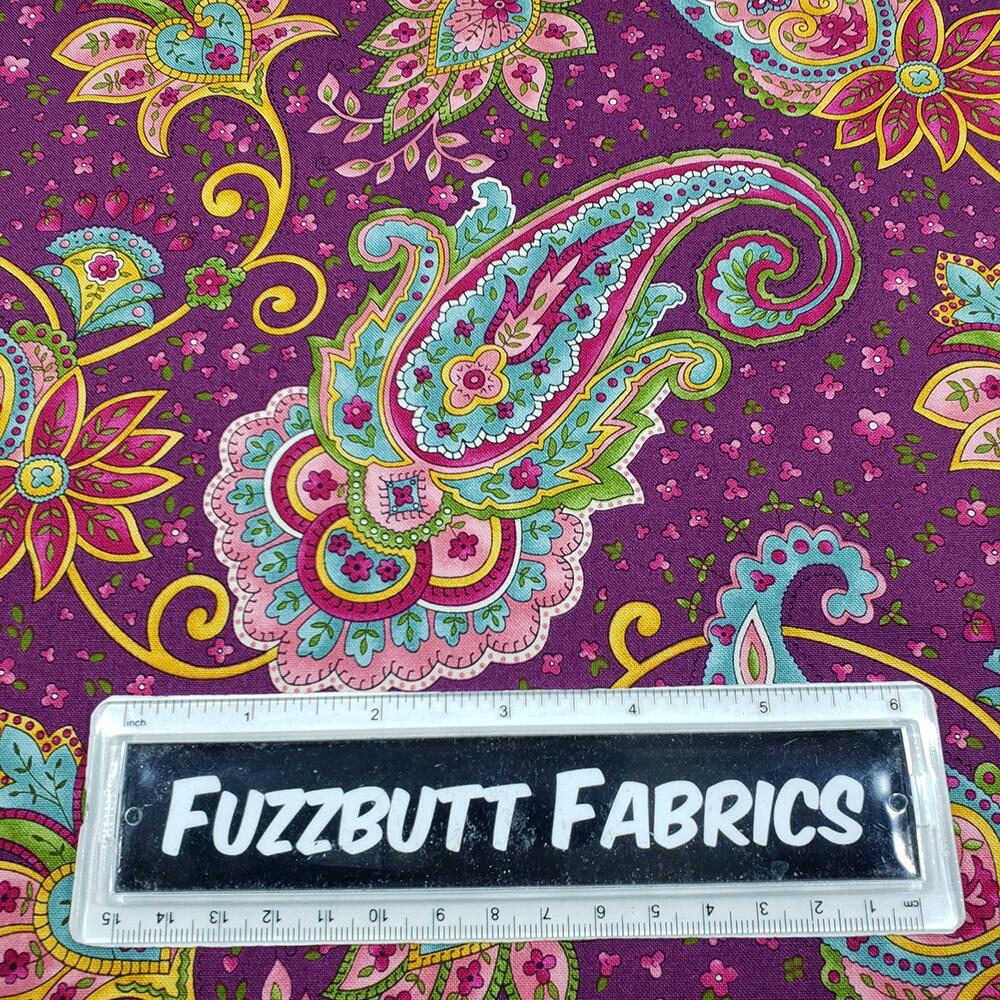 Moda Chelsea Garden, floral fabric, cottagecore, roses, cotton, easy quilting, paisley, vintage florals