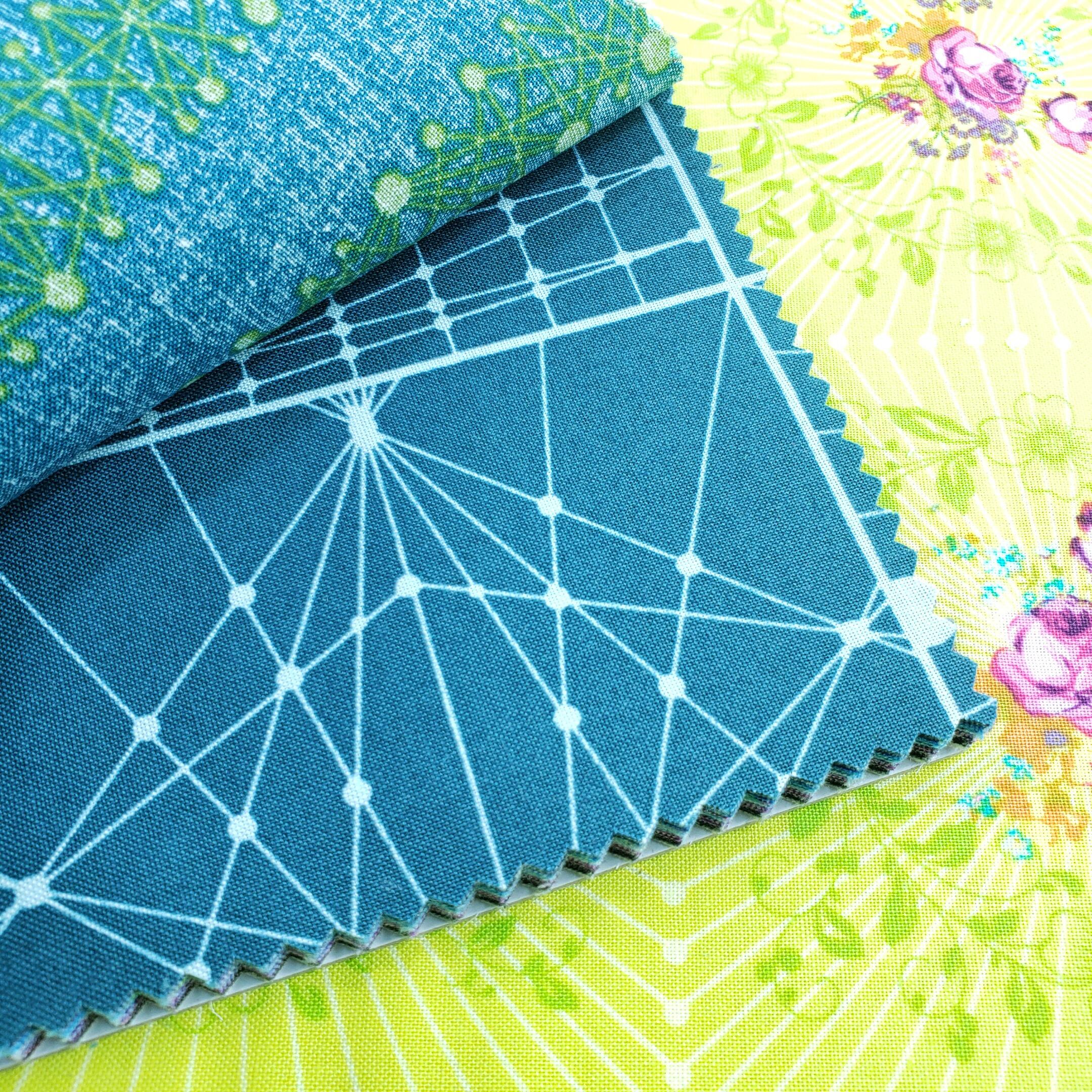 giucy giuce,40, vivd colours,modern quilting, bright, colourful, squares for patchwork, cotton, easy quilting, precut squares,charm pack