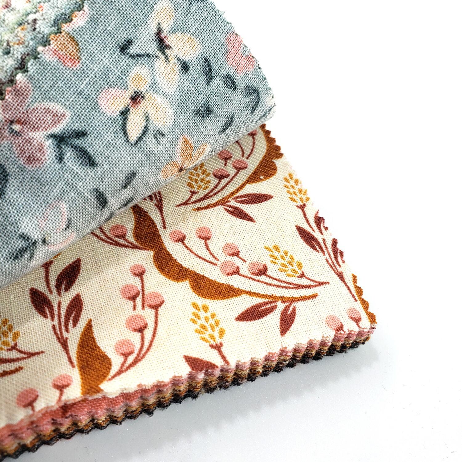 Moda, acorn hollow, basicgrey, autumnal fabric, autumn charm pack, woodland animals, 5 inch squares, patchwork squares