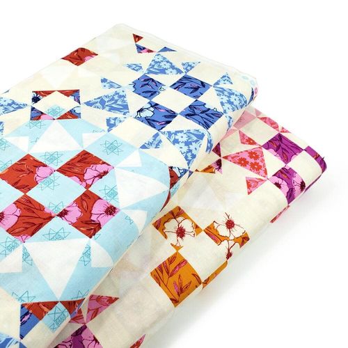 cheater print, fake patchwork, petals & stitches, andover fabrics, Stephanie Organes