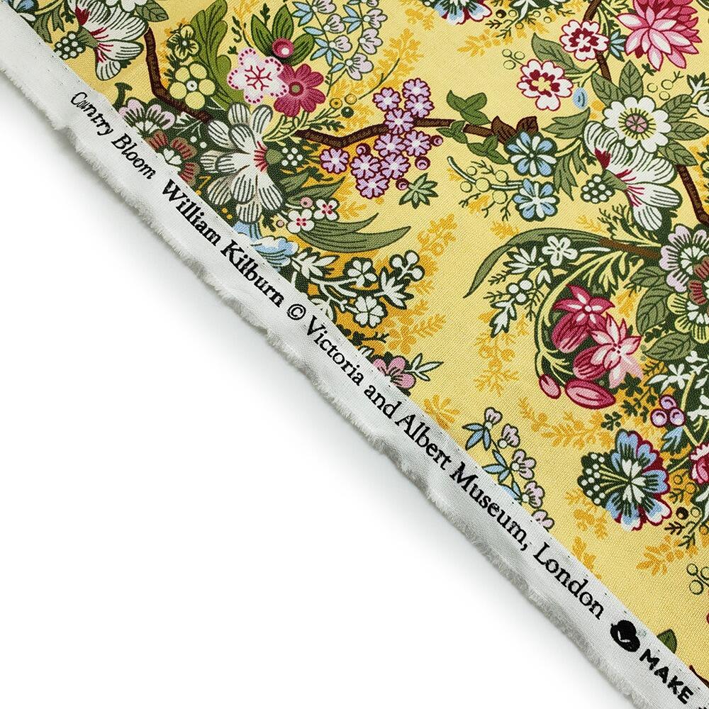 Pressed for time fabric, V&A museum fabric, craft cotton company, V&A fabric, vintage floral fabrics