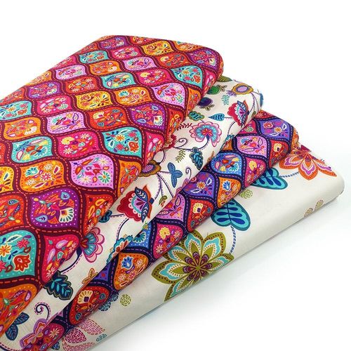 Sambrahma, lewis & irene, indian style fabric, kantha,exotic,purple,pink,58 inch panel