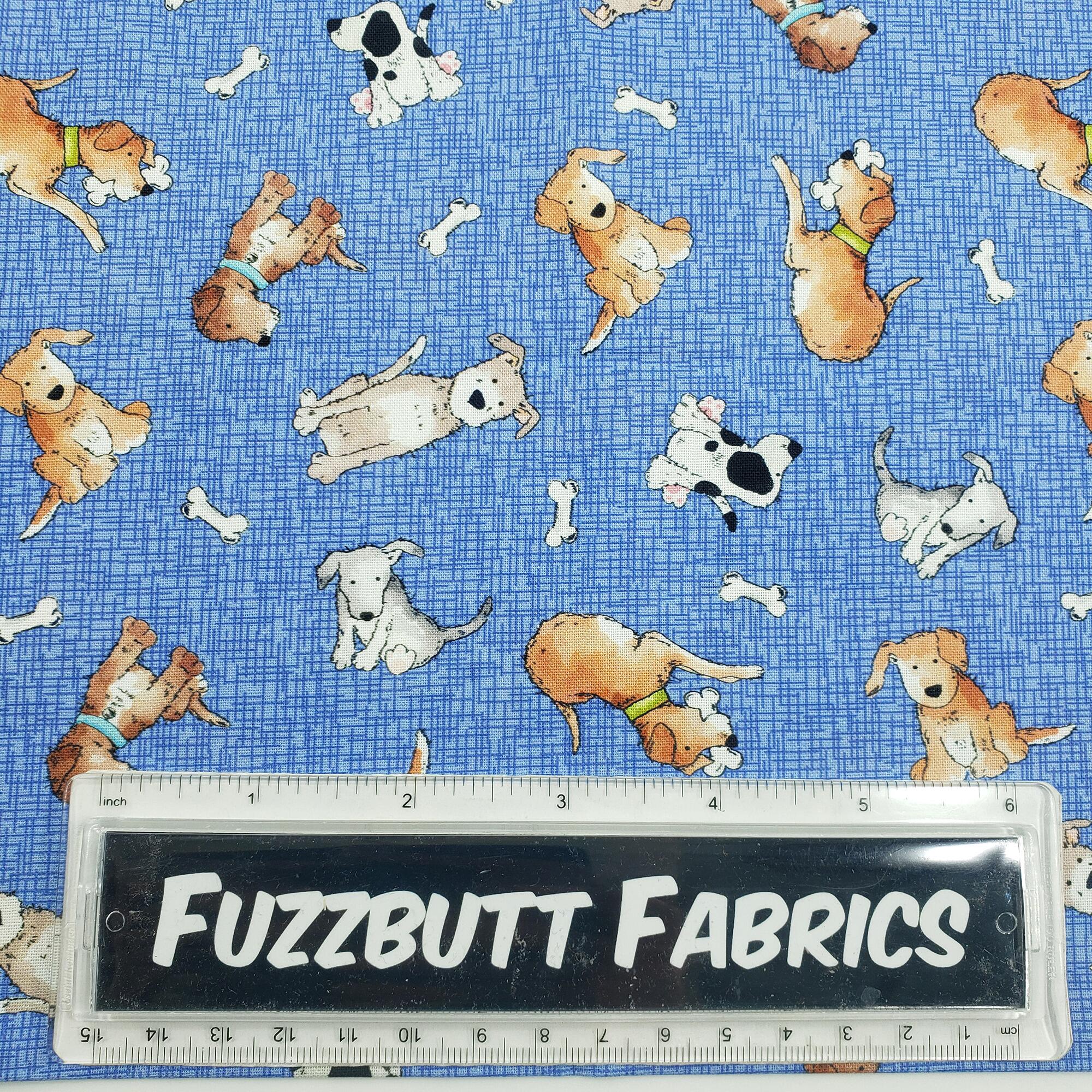 dogs fabric, cotton dog bandana, bones, pets, doggos, dog coat fabric, dog fat quarters