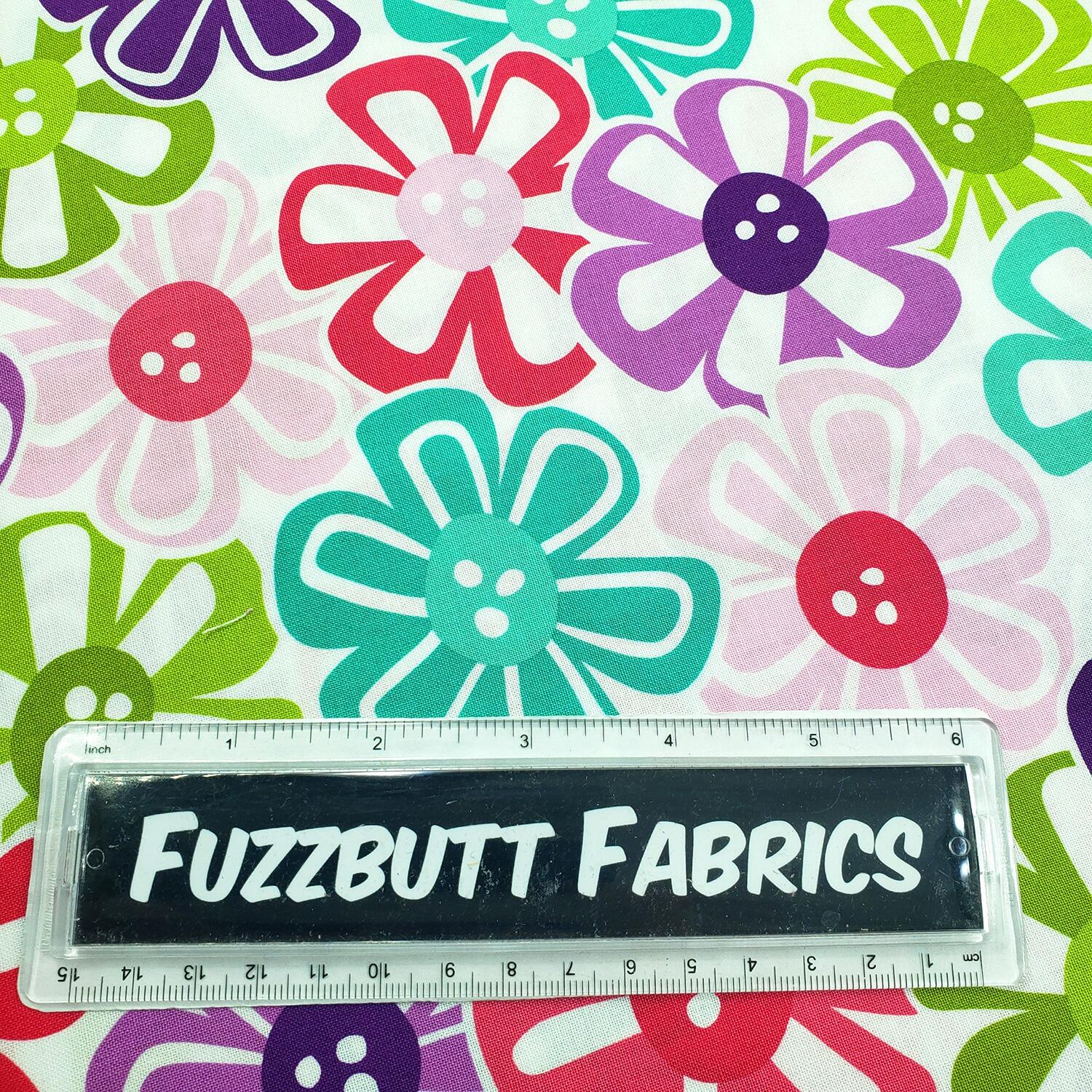 moda, me & my sister, floral fabric, pick me, funky flowers, bright colours, teen quilt