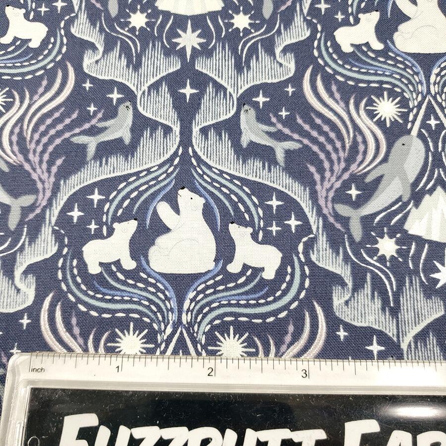 lewis irene, puffins, northern lights, sky dances, polar bears, seals, cotton fabric