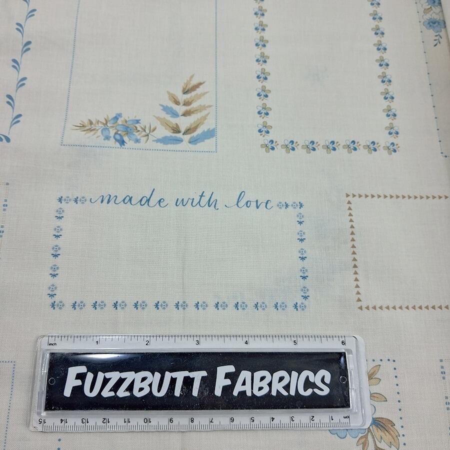 Edyta Sitar, special delivery, fabric quilt labels, slow stitch fussy cutting, junk journal fabric, vintage houses