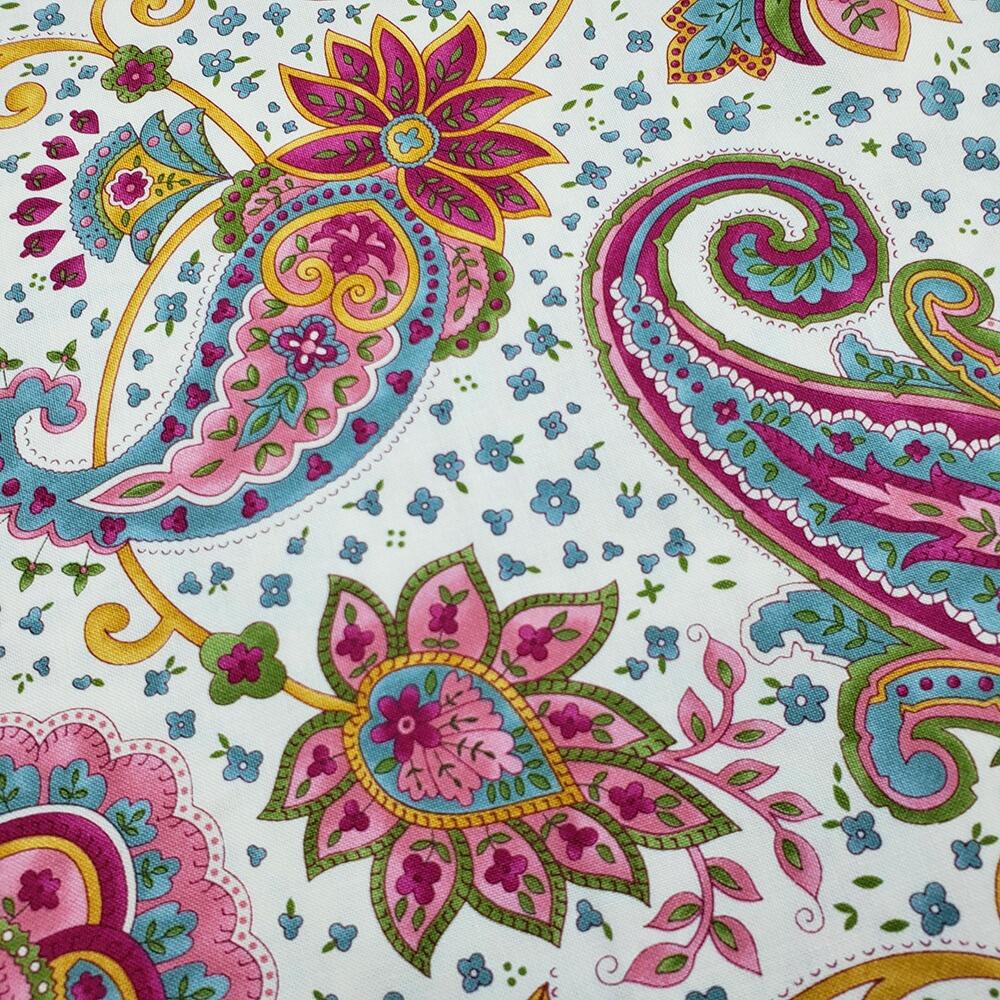 Moda Chelsea Garden, floral fabric, cottagecore, roses, cotton, easy quilting, paisley, vintage florals