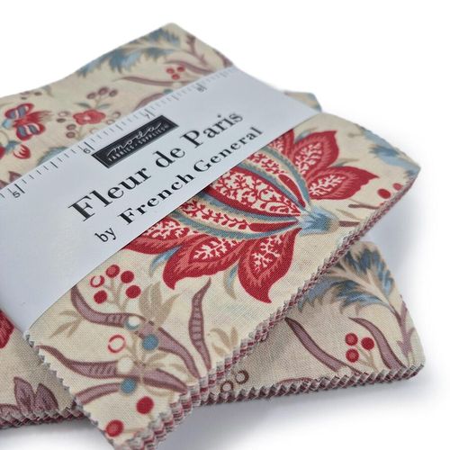 moda charm pack, french general, vintage paris fabric, vintage florals, french revolution, les miserables fabric, fleur de paris, versailles fabric