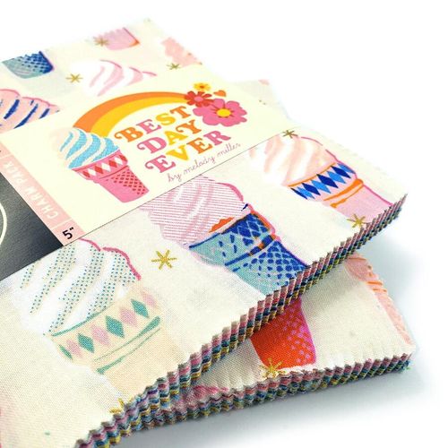 Ruby Star Society charm pack, best day ever, 5" squares, patchwork squares, moda