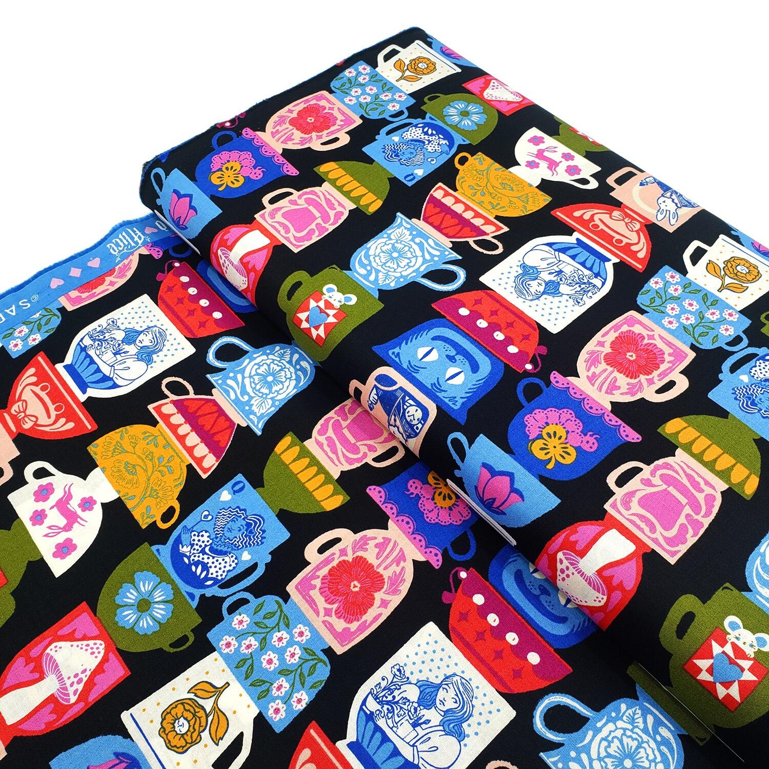 hello alice, ruby star society, alice watts, alice in wonderland, cheshire cat, mad hatter, alice fabric,