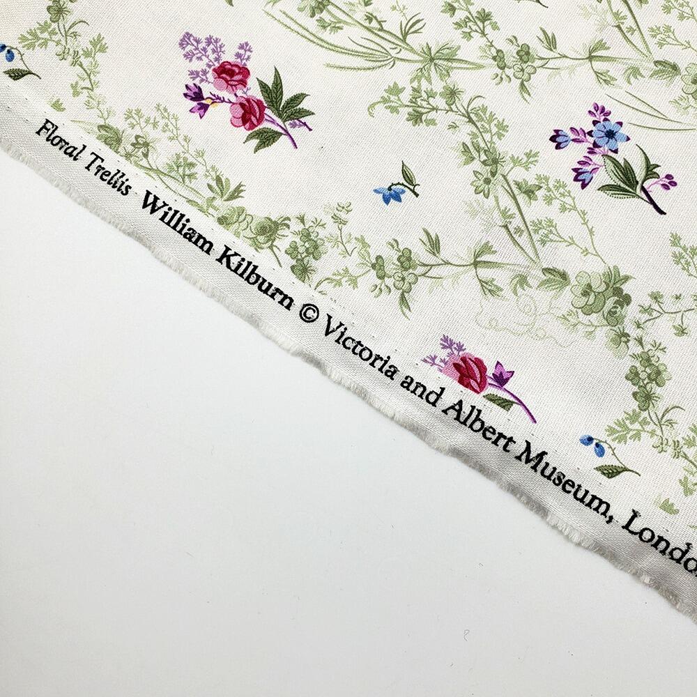 Pressed for time fabric, V&A museum fabric, craft cotton company, V&A fabric, vintage floral fabrics