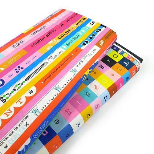 selvedge magic fabric, ruby star society, fabric selvedges, fussy cut fabric, junk journal fabric