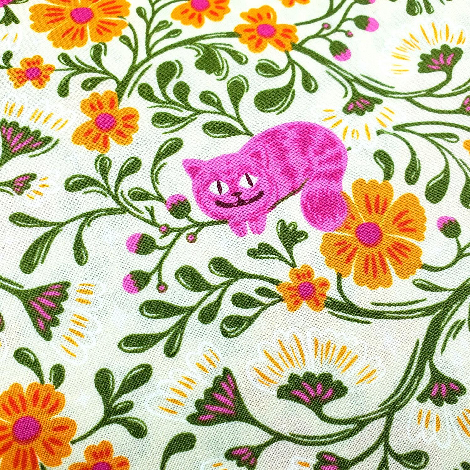hello alice, ruby star society, alice watts, alice in wonderland, cheshire cat, mad hatter, alice fabric,