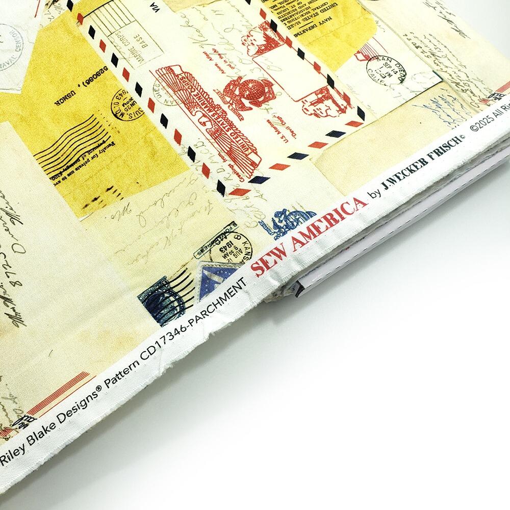 sew america, vintage letters, wartime letters, j wecker frisch,junk journal fabric, slow stitch, vintage style, old adverts, ephemera