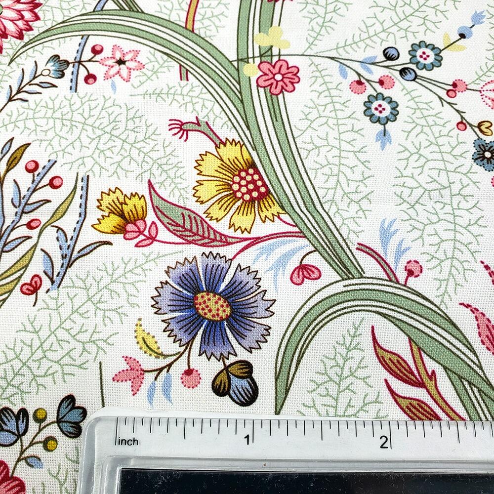 Pressed for time fabric, V&A museum fabric, craft cotton company, V&A fabric, vintage floral fabrics