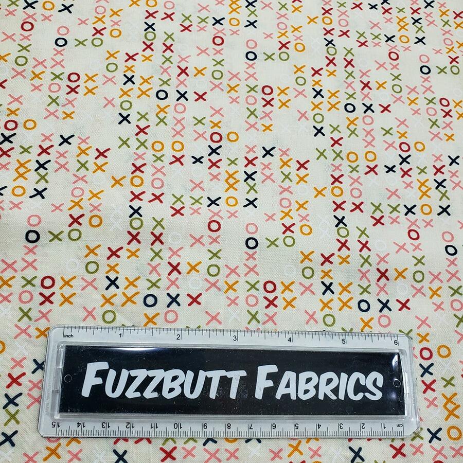 fieldrush, basicgrey, opal, noughts and crosses fabric, moda fieldrush, 100% cotton