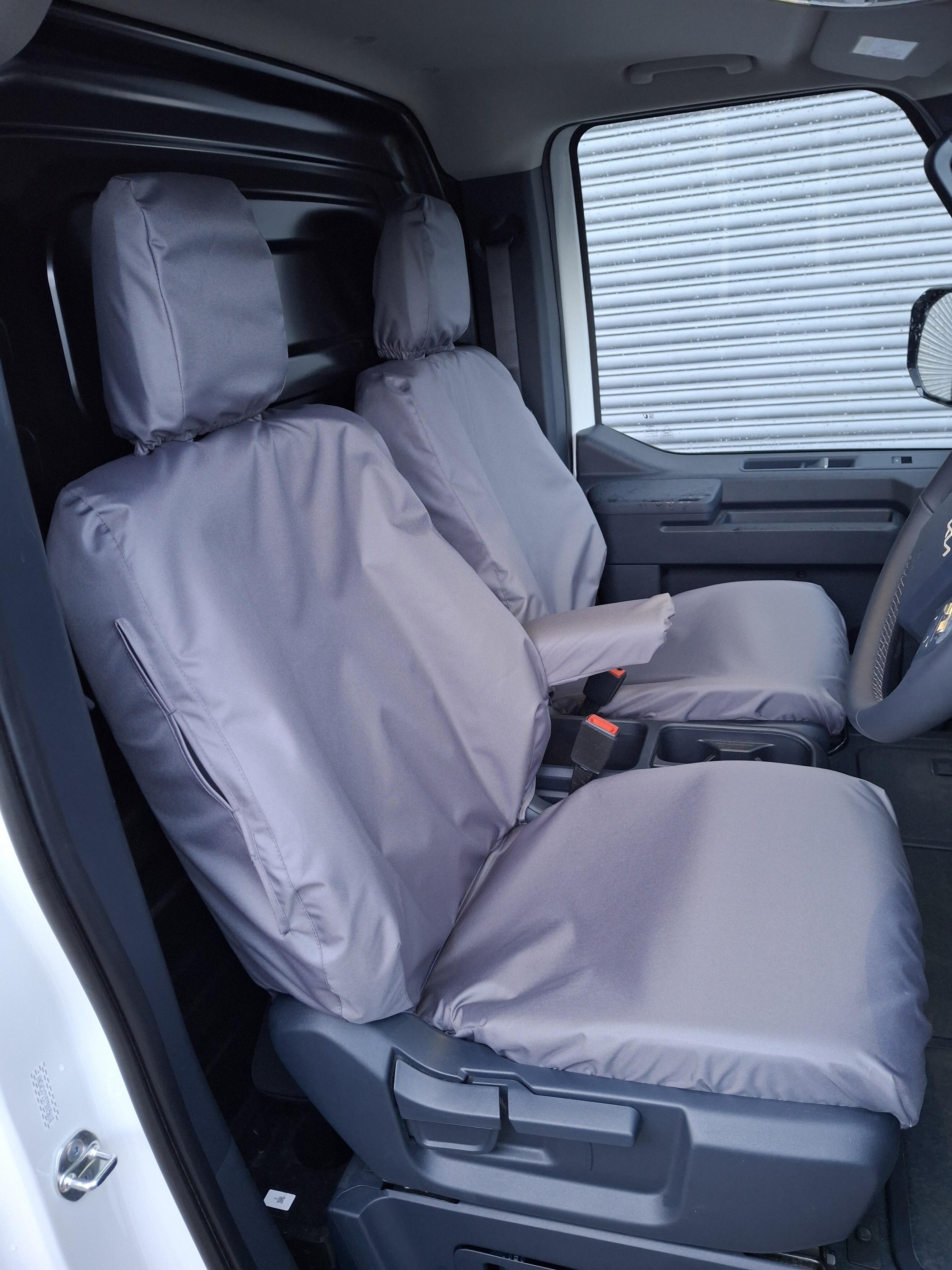 ProtectAVan Kia PV5 tailored front grey seat covers