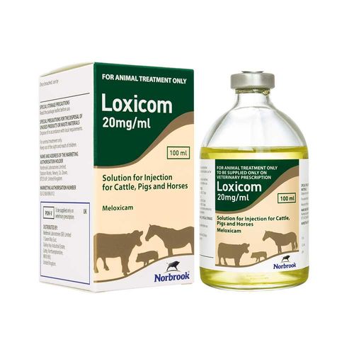 Loxicom Injection 20mg/ml (Ctle/Pig/Horse 100ml