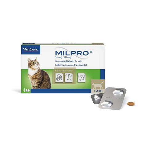 Milpro Tablets Cat 16/40mg — Each
