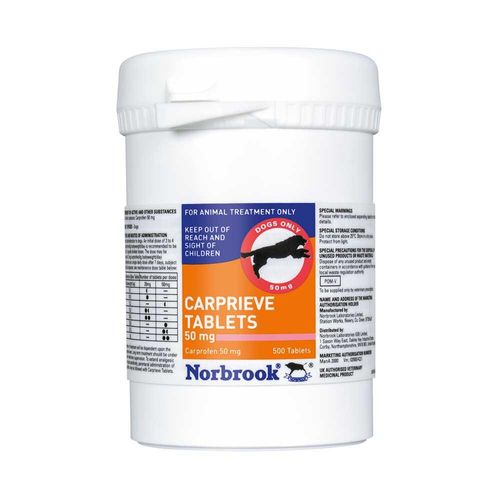 Carprieve Tablets 50mg (Tub) — Each