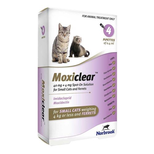 Moxiclear Spot On Small Cat/Ferret