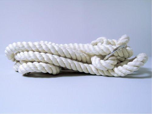 Cotton Halter With Ring 1/2'